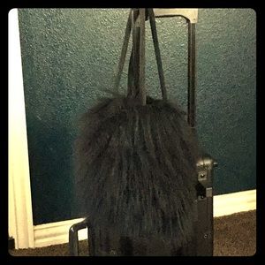 Angora shoulder handbag (small)